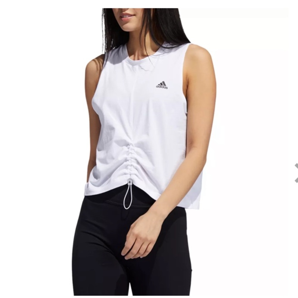 Adidas Cotton Front Cinch Tank